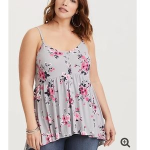Torrid size 1 super soft baby doll tank